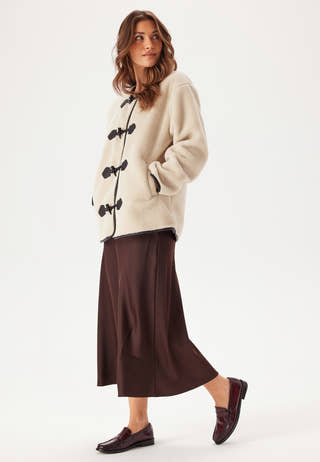 Onlmali Faux Fur Duffle Coat