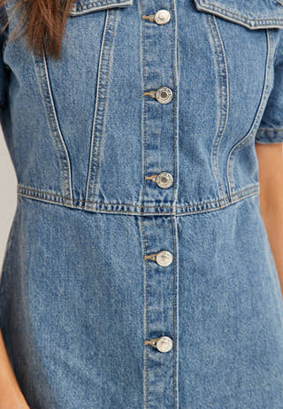 Onlmalia S/S DNM DRESS AKM NOOS