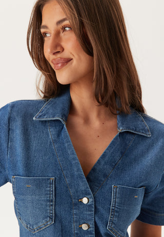 Onlmelanie S/S FITTED DRESS DN