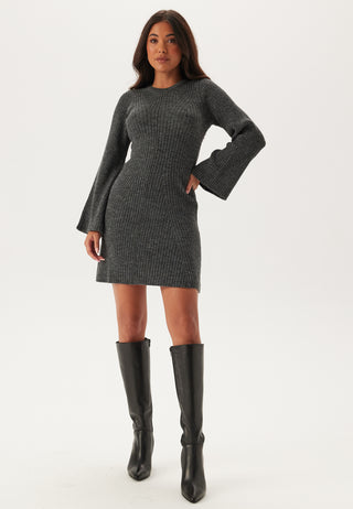 Onlmonica Ls O-neck Dress Knt