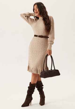 Onlnadia Ls Cable Dress Cs Knt
