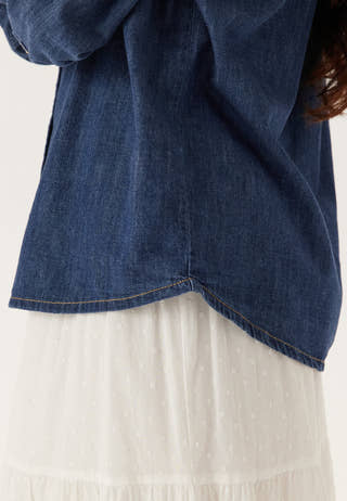 Onlnala L/S COLLAR DNM COLLAR