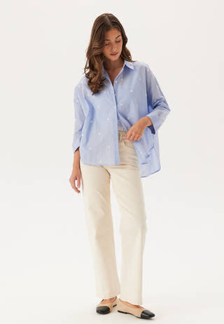 Onlnew Lina Grace Ls Emb Shirt