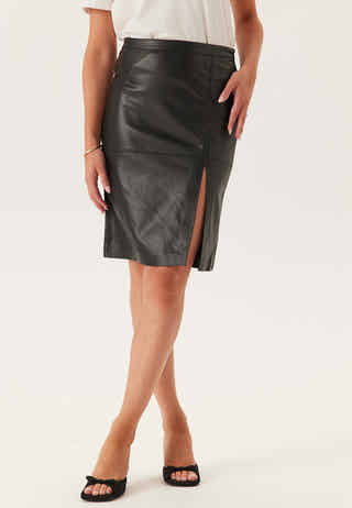 Onloline Faux Leather Skirt