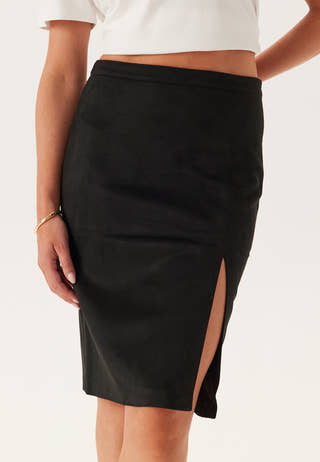 Onloline Life Faux Suede Skirt
