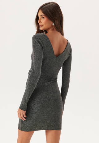 Onlqueen L/S GLITTER TWIST DRE