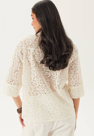 Onlrao 3/4 LACE SHIRT WVN