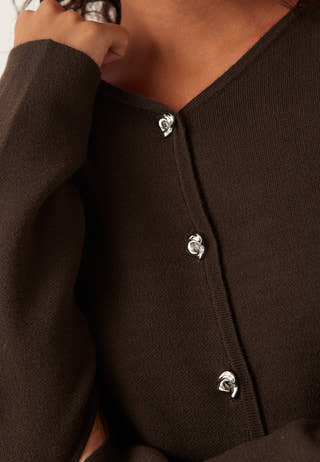 Onlscarlett Ls Button Cardigan