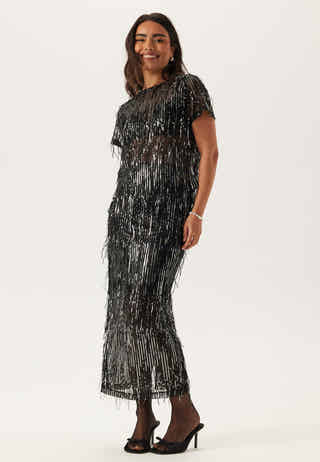 Onlspacy Hw Long Sequins Skirt