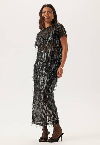 Onlspacy Hw Long Sequins Skirt