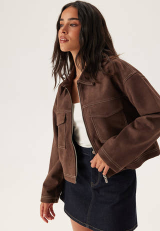 Onlstina Life Faux Suede Jacke