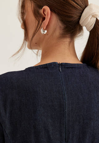 Onltammy S/S FITTED DNM SHIRT