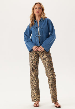 Onlthora Ls Bow Shirt Dnm