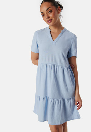Onltiri-Caro V-Nec Lin Dress