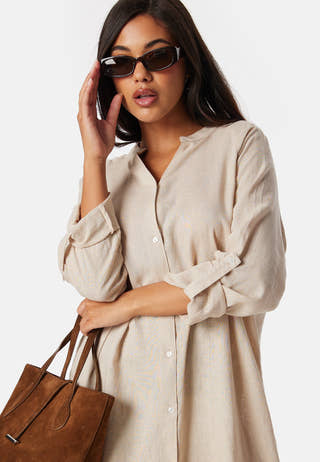 Onltokyo Linen Blend Dress