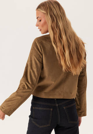 Onltulip Life Faux Suede Jacke