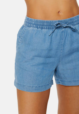 Pema Lyocell Denim Shorts