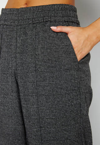 Poptrash-Suki MW Wide Check Pant