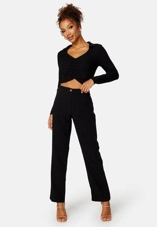 Siva L/S Collar Short Top
