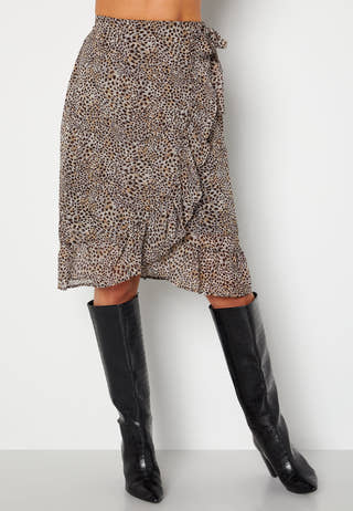 Star Fake Wrap Skirt