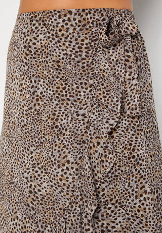 Star Fake Wrap Skirt