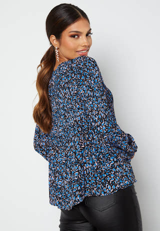 Tanny L/S Mini Plisse Top