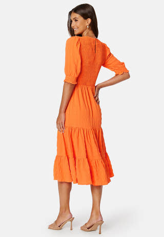 Thalia 2/4 Smock Calf Dress