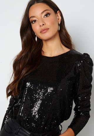 Twinkly L/S Sequin Top