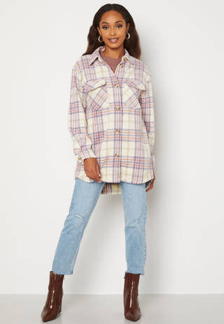 Valentina L/S Check Shacket