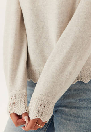 Vinikolina O-neck L/S KNIT TOP