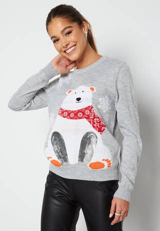 Xmas Snow L/S Pullover