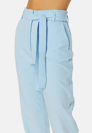 Bosella HW Paperbag Straight Pant