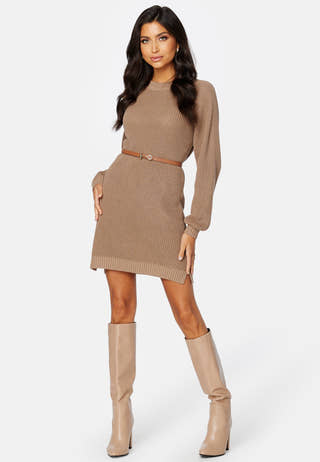 Calley O-Neck Knit Dress