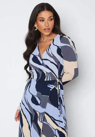 Catalina LS Wrap Dress