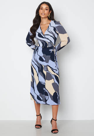 Catalina LS Wrap Dress