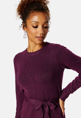 Cava LS O-Neck Knit Dress