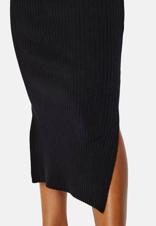 Crista HW Midi Knit Skirt