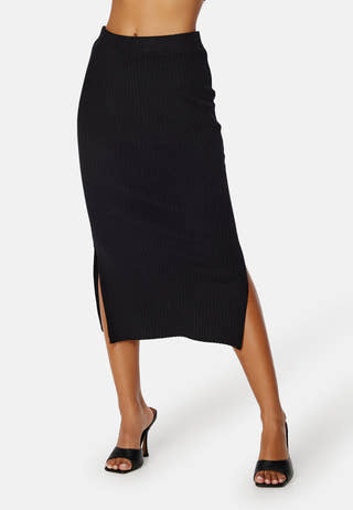 Crista HW Midi Knit Skirt