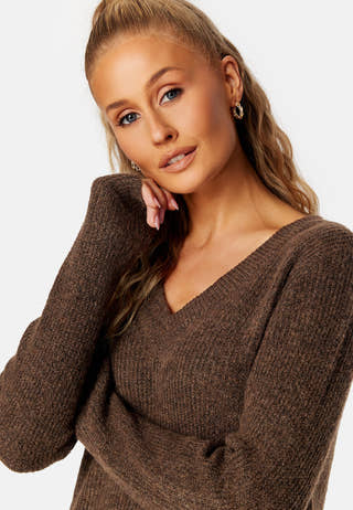 Ellen V-neck Knit Dress