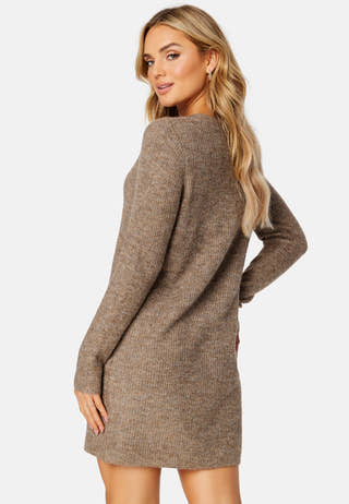 Ellen V-neck Knit Dress
