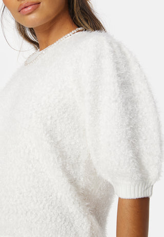 PCFee SS O-Neck Knit Top