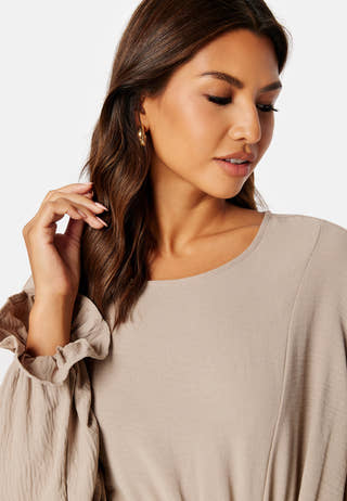 Flore LS O Neck Dress