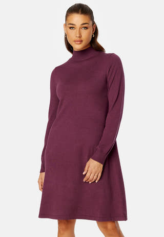 Jalina LS T-Neck Knit Dress