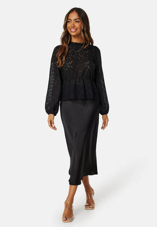 Janessa LS  Lace Top