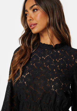 Janessa LS  Lace Top