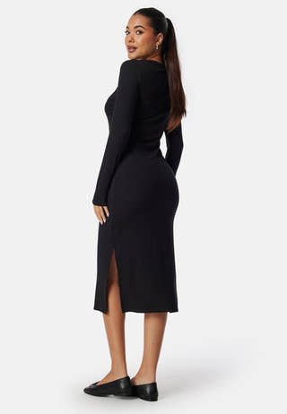 Kylie O-Neck Midi Dress