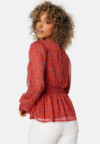 Mynte LS Peplum Top