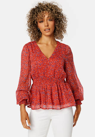 Mynte LS Peplum Top