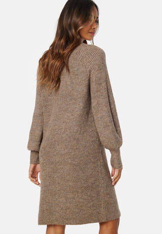 Natalee LS O-Neck Knit Dress