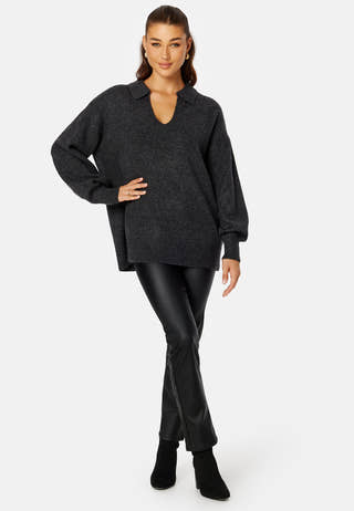 Noola LS Oversized Polo Knit